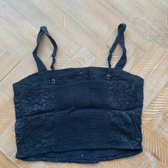 Abercrombie Black Crop Top - Picture 3 of 4